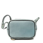Backpack Mini Faye Backpack Teal Calfskin Leather