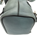 Backpack Mini Faye Backpack Teal Calfskin Leather