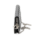 Shoulder Bag Lady Dior Chain Clutch Black Cannage Patent Leather