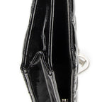 Shoulder Bag Lady Dior Chain Clutch Black Cannage Patent Leather