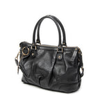 Shoulder Bag Sukey Top Handle Black Guccissima Leather