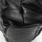 Shoulder Bag Sukey Top Handle Black Guccissima Leather