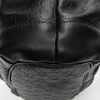 Shoulder Bag Sukey Top Handle Black Guccissima Leather