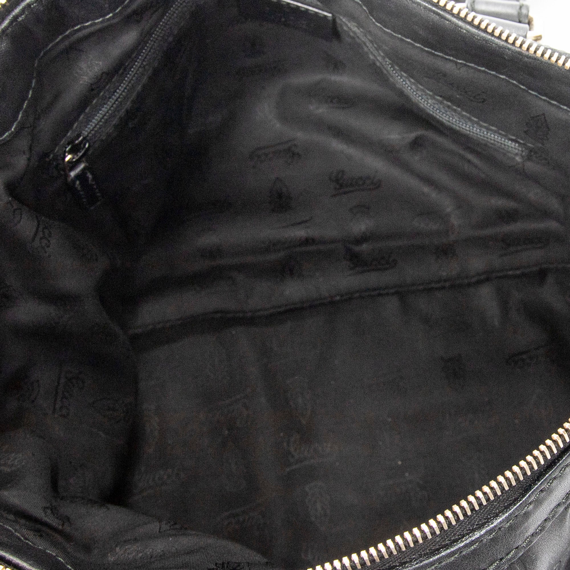 Shoulder Bag Sukey Top Handle Black Guccissima Leather