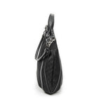 Shoulder Bag Abbey Convertible Tote Black Monogrammed Nylon Canvas