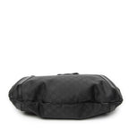 Shoulder Bag Abbey Convertible Tote Black Monogrammed Nylon Canvas