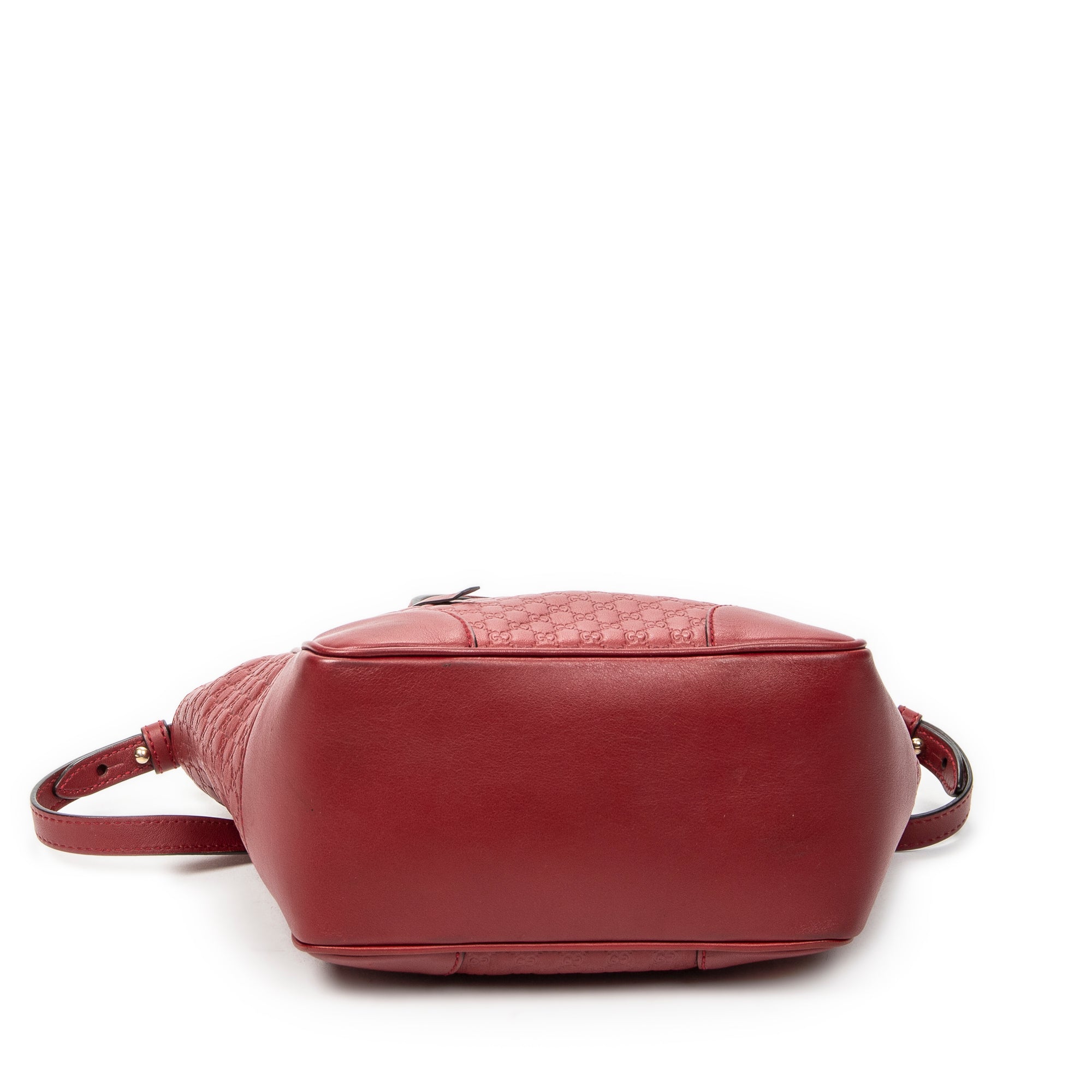 Shoulder Bag Small Bree Tote Red Microguccissima Leather