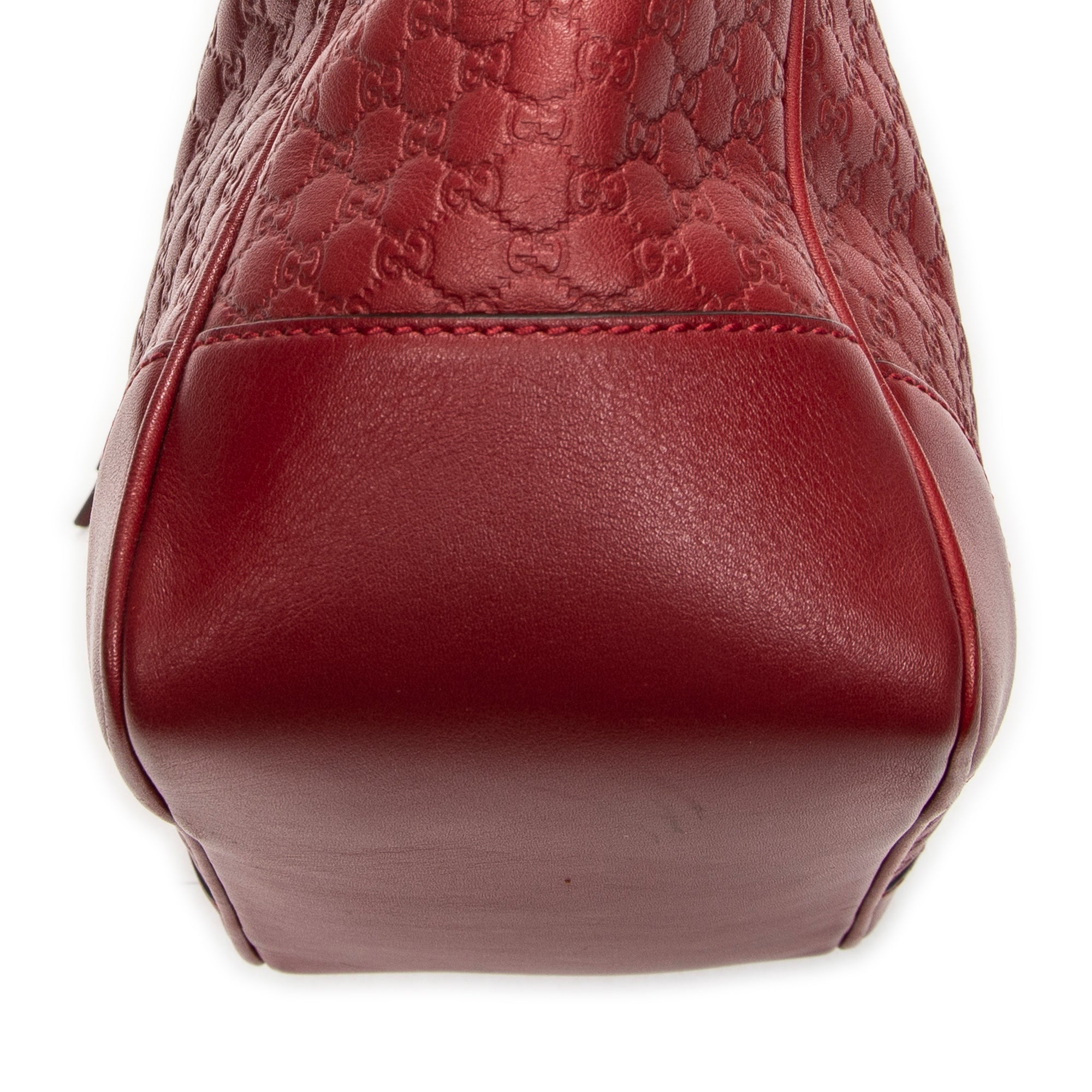 Shoulder Bag Small Bree Tote Red Microguccissima Leather