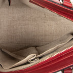 Shoulder Bag Small Bree Tote Red Microguccissima Leather