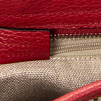 Shoulder Bag Small Bree Tote Red Monogrammed Canvas
