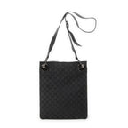 Shoulder Bag Vertical Eclipse Black Monogrammed Canvas
