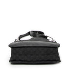Shoulder Bag Vertical Eclipse Black Monogrammed Canvas