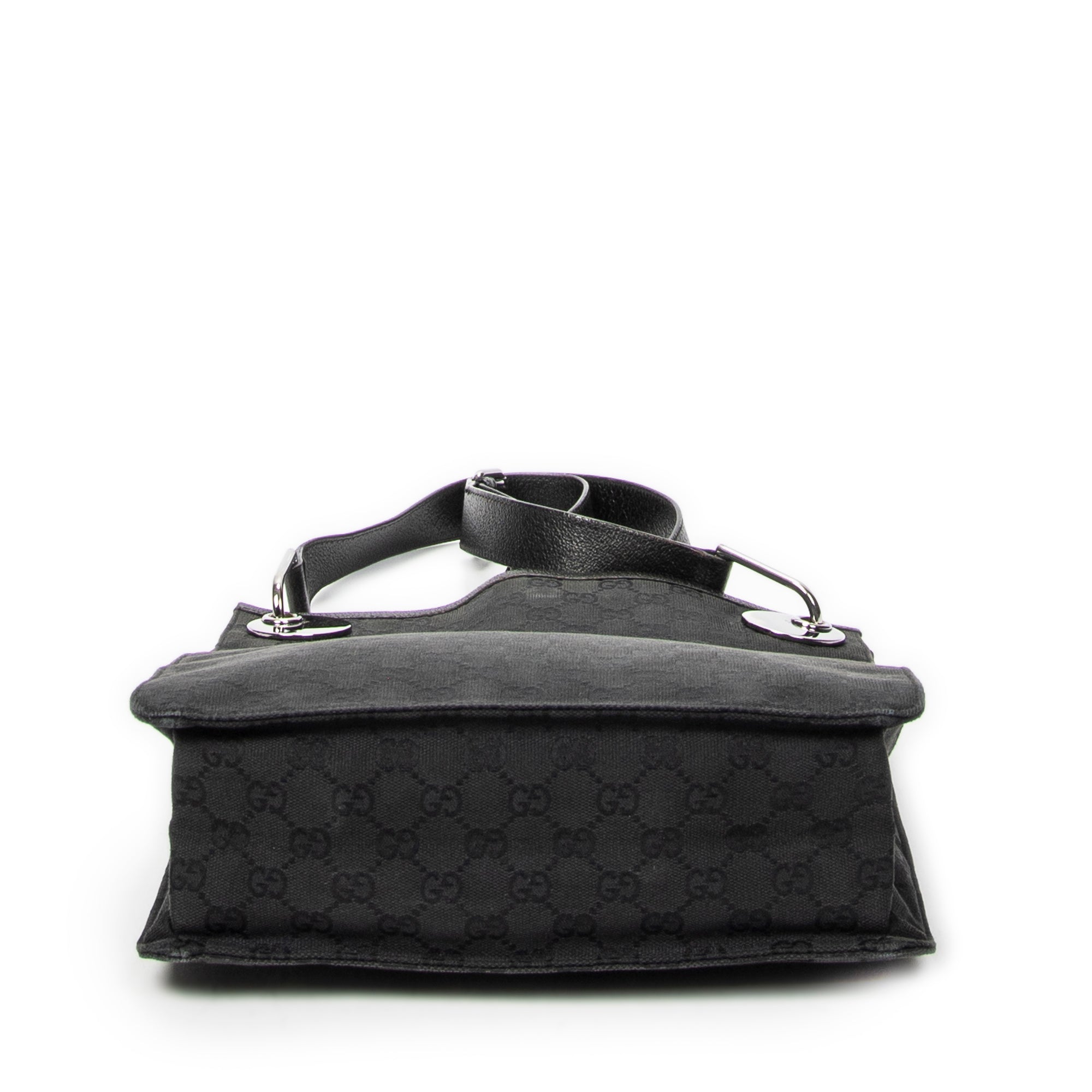 Shoulder Bag Vertical Eclipse Black Monogrammed Canvas
