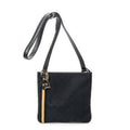Shoulder Bag Web Jolicoeur Crossbody Black Monogrammed Canvas