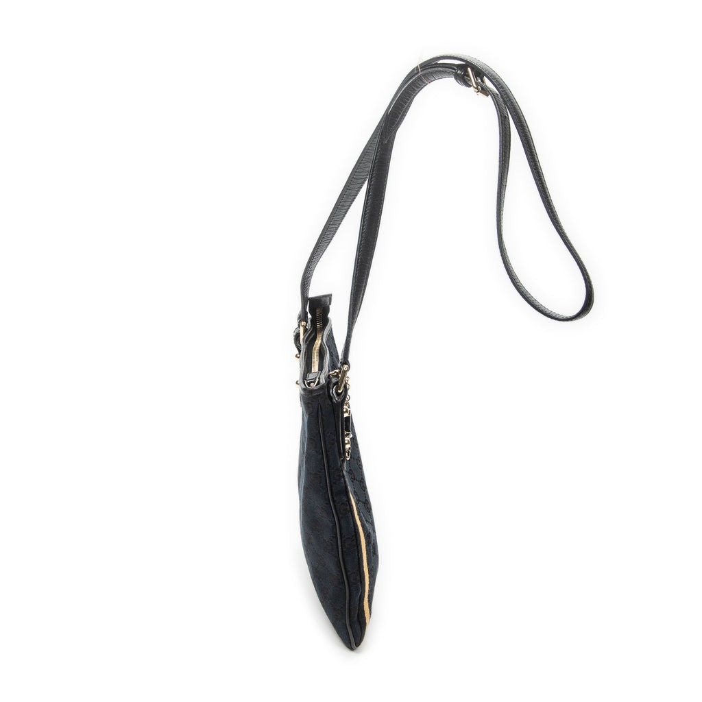 Shoulder Bag Web Jolicoeur Crossbody Black Monogrammed Canvas