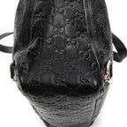 Shoulder Bag Large Abbey D-Ring Tote Black Guccissima Leather