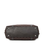 Shoulder Bag Abbey Tote Dark Brown Monogrammed Nylon Canvas