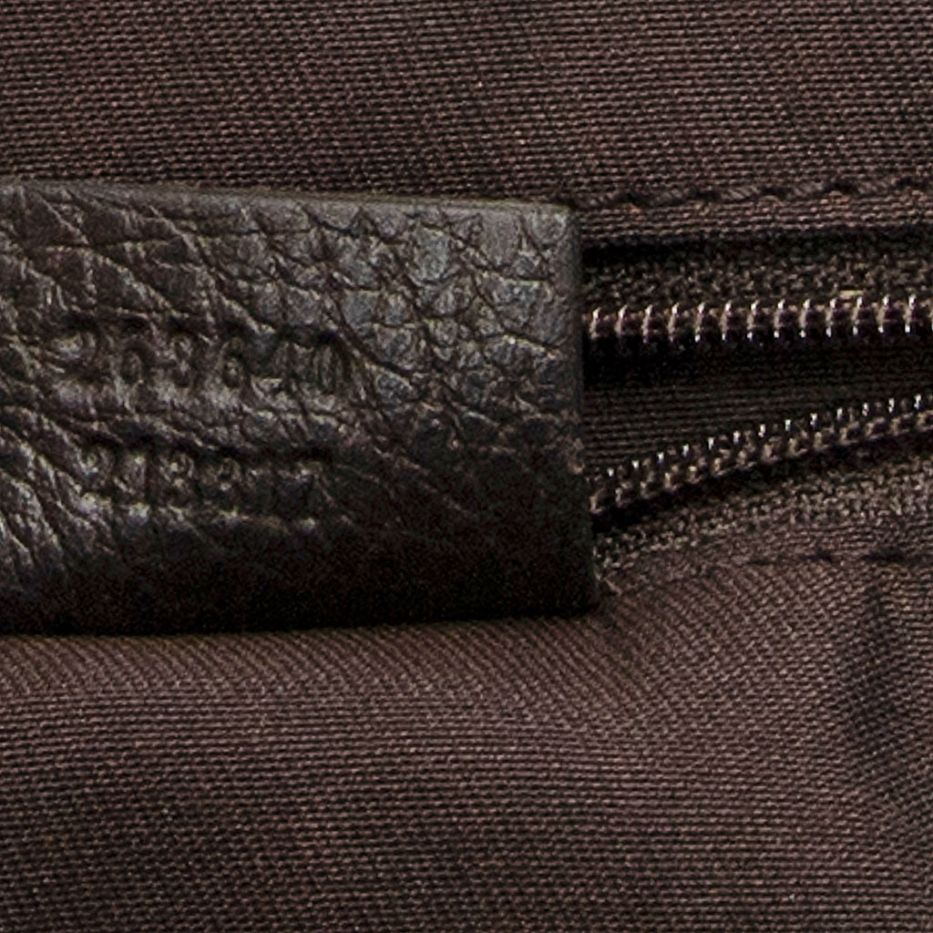 Shoulder Bag Abbey Tote Dark Brown Monogrammed Nylon Canvas