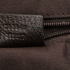 Shoulder Bag Abbey Tote Dark Brown Monogrammed Nylon Canvas