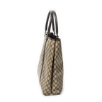 Shoulder Bag Vertical Joy Tote Dark Brown Supreme Coated Canvas