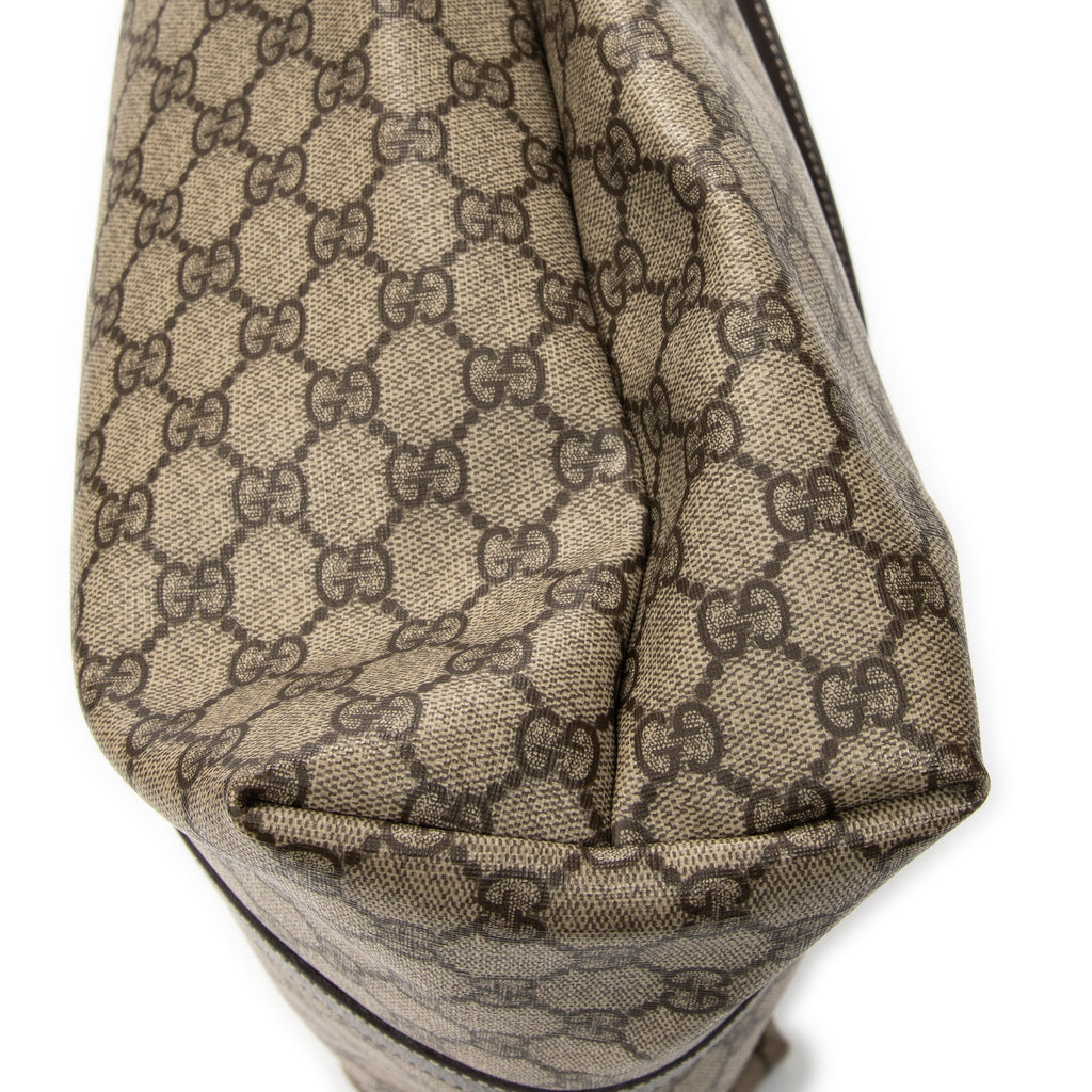 Shoulder Bag Vertical Joy Tote Dark Brown Supreme Coated Canvas
