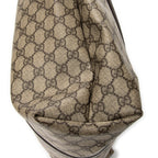 Shoulder Bag Vertical Joy Tote Dark Brown Supreme Coated Canvas