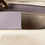 Shoulder Bag Heart Bit Open Tote Lilac Monogrammed Canvas