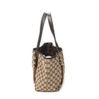 Shoulder Bag Small Web Jolicoeur Tote Dark Brown Monogrammed Canvas