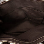 Shoulder Bag Small Web Jolicoeur Tote Dark Brown Monogrammed Canvas