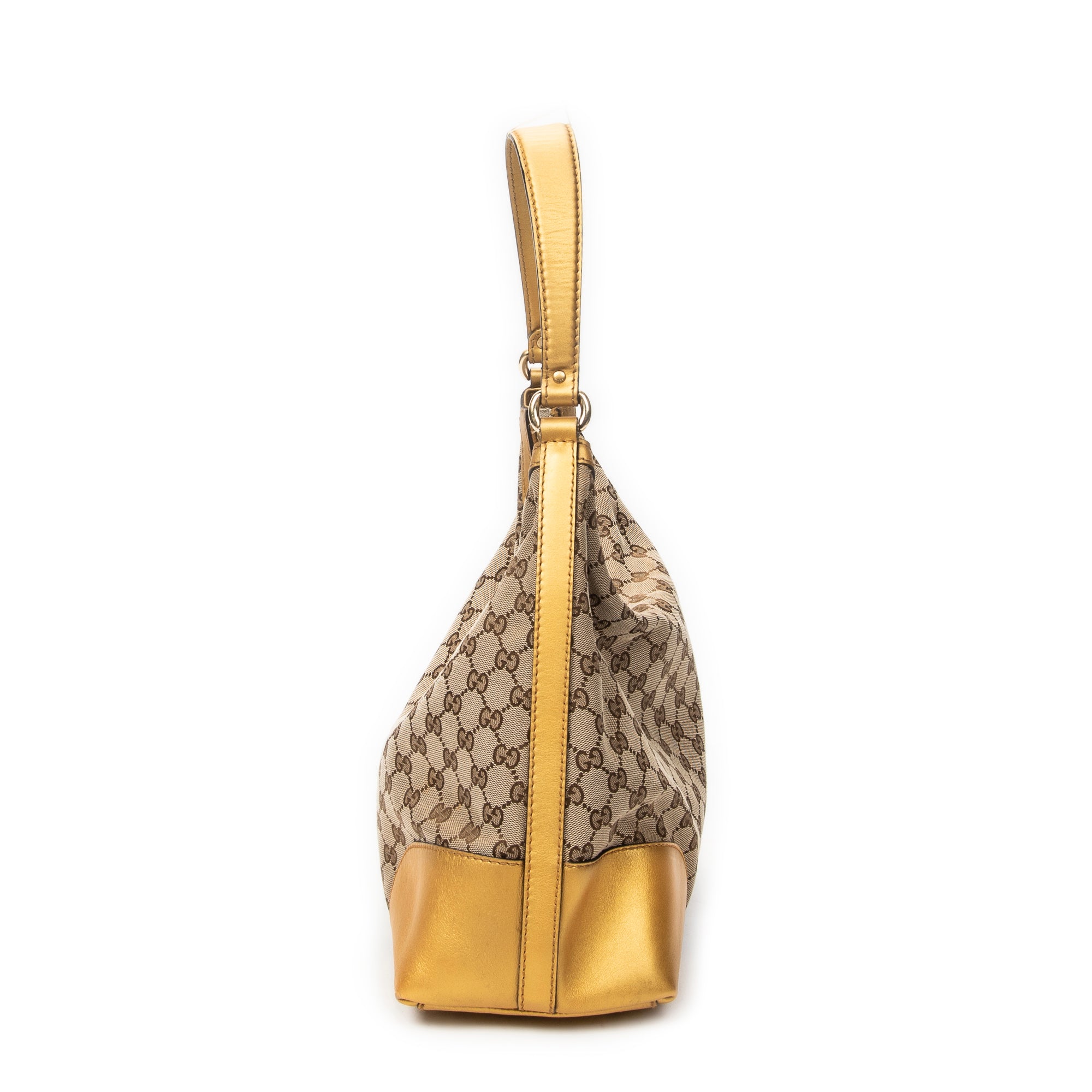 Shoulder Bag Medium Lovely Heart Hobo Yellow Monogrammed Canvas