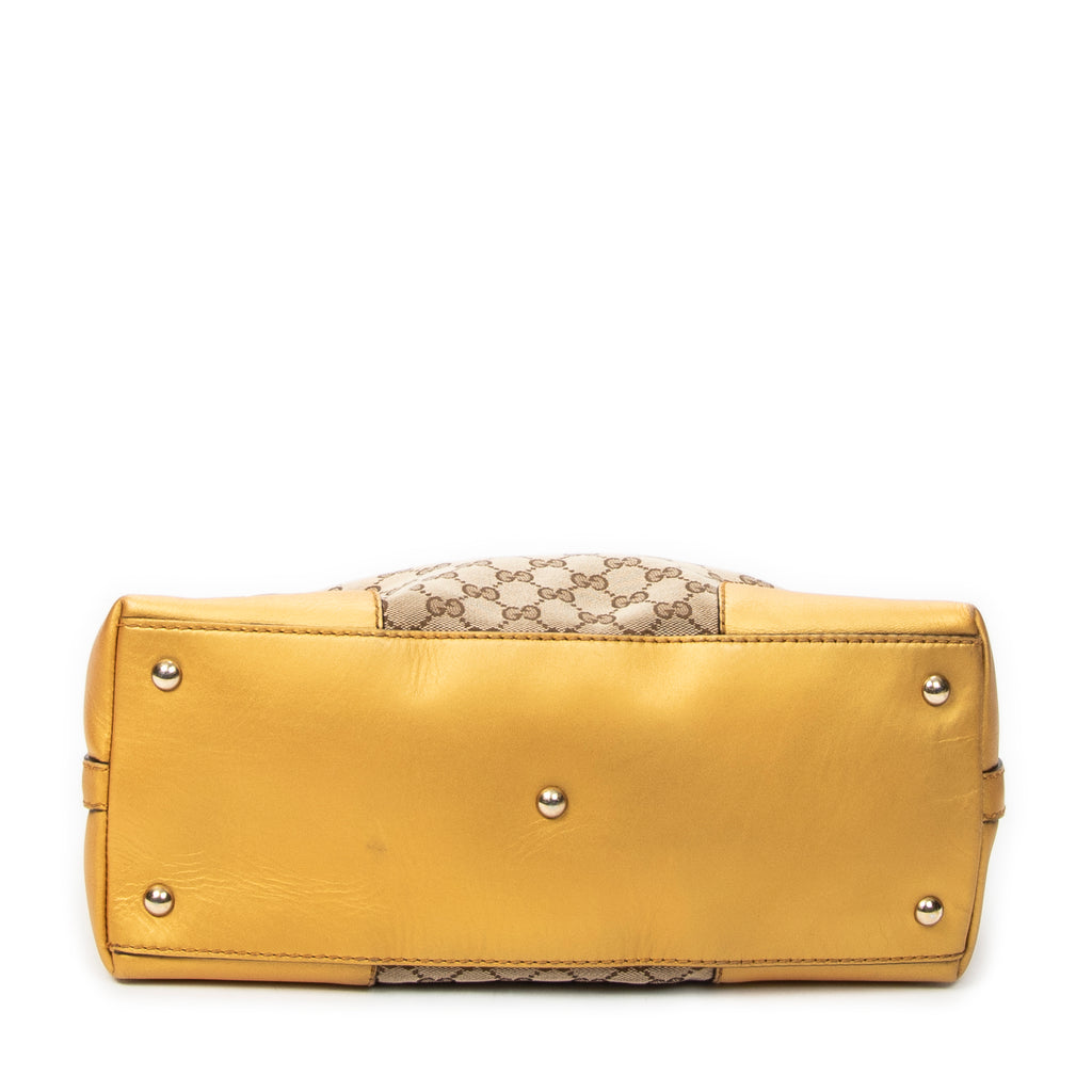 Shoulder Bag Medium Lovely Heart Hobo Yellow Monogrammed Canvas