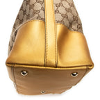 Shoulder Bag Medium Lovely Heart Hobo Yellow Monogrammed Canvas