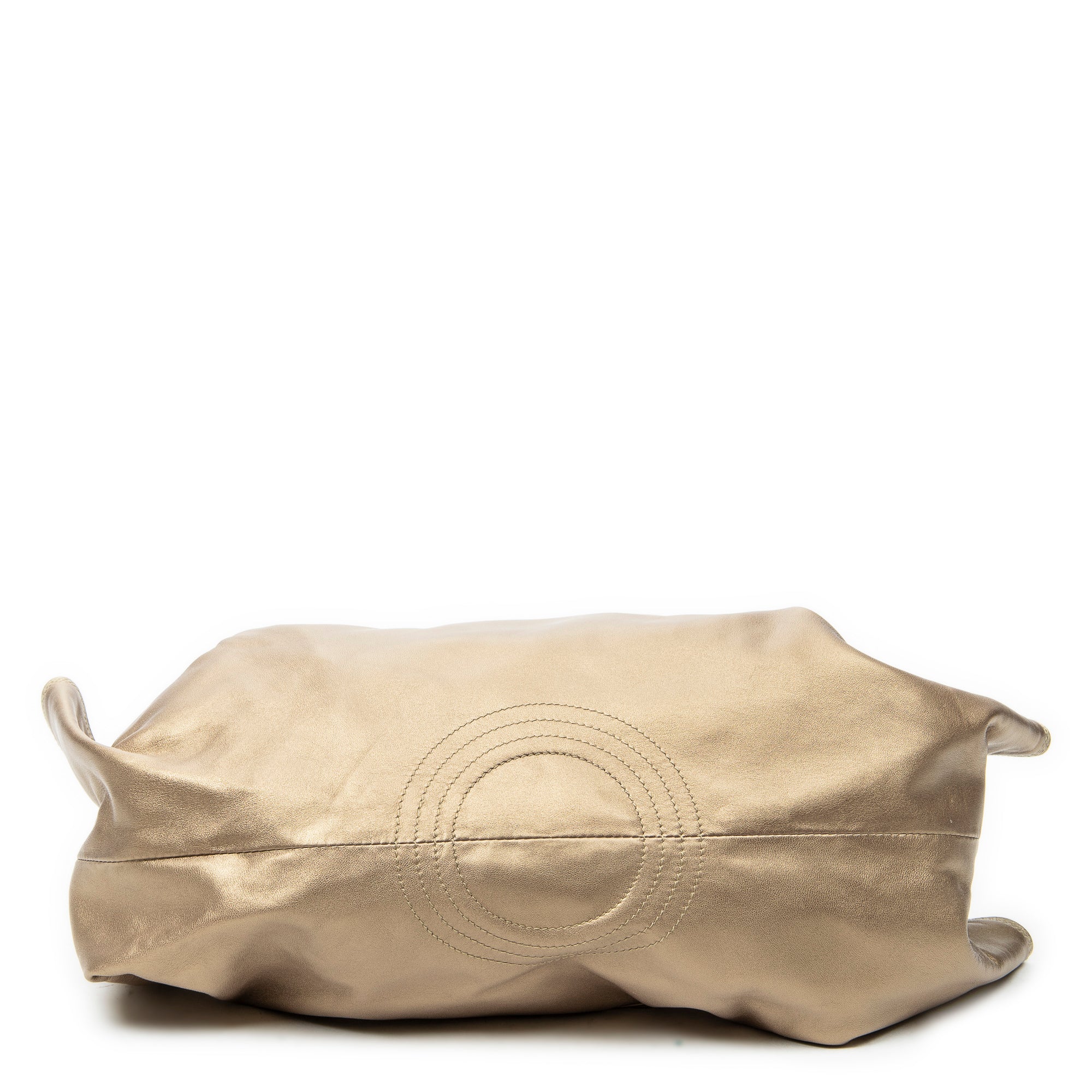 Shoulder Bag Aire Brisa Hobo Gold Calfskin Leather