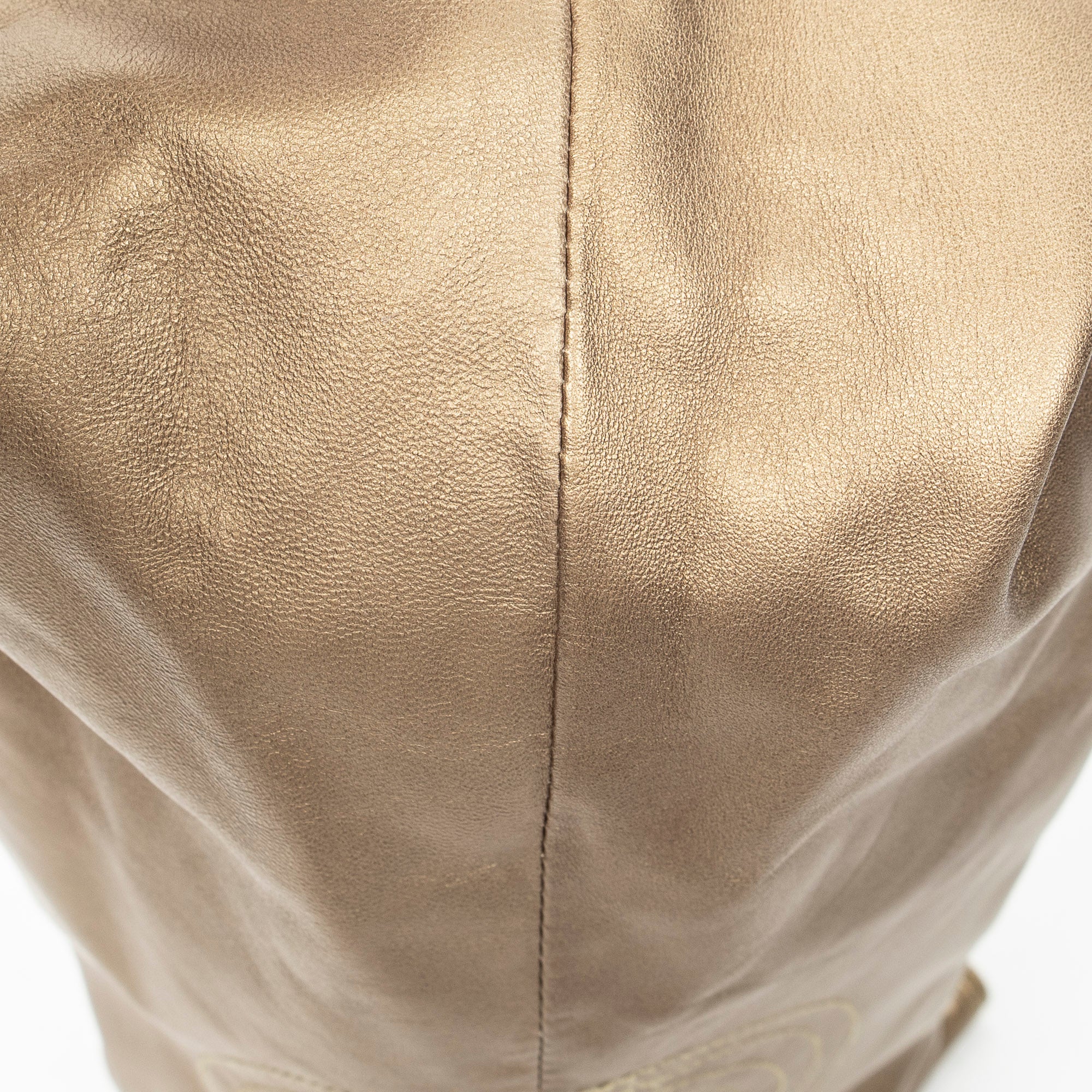 Shoulder Bag Aire Brisa Hobo Gold Calfskin Leather