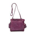 Shoulder Bag Small Tassel Flamenco Purple Smooth Calfskin Leather