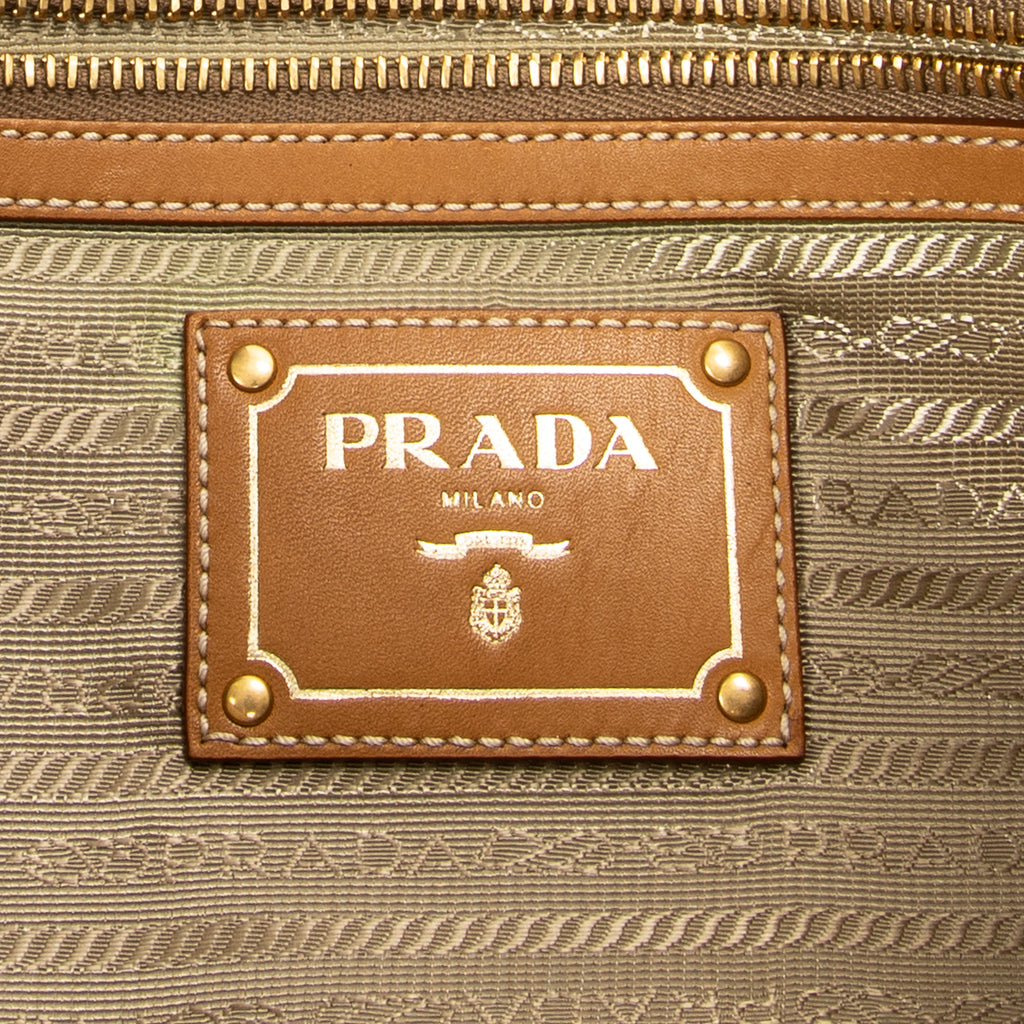 Shoulder Bag Jacquard Shopping Tote Beige Jacquard Canvas