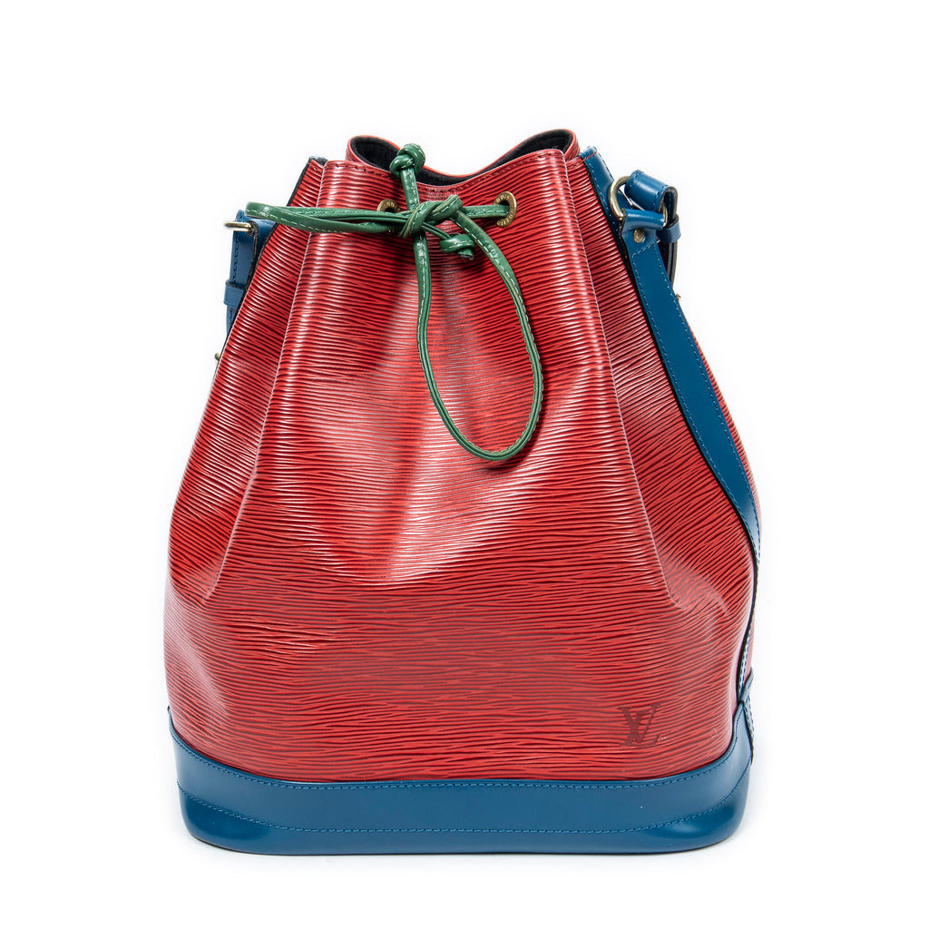Shoulder Bag Noe Tricolor GM Red Epi