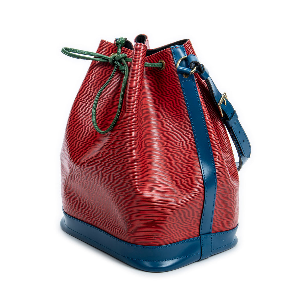 Shoulder Bag Noe Tricolor GM Red Epi