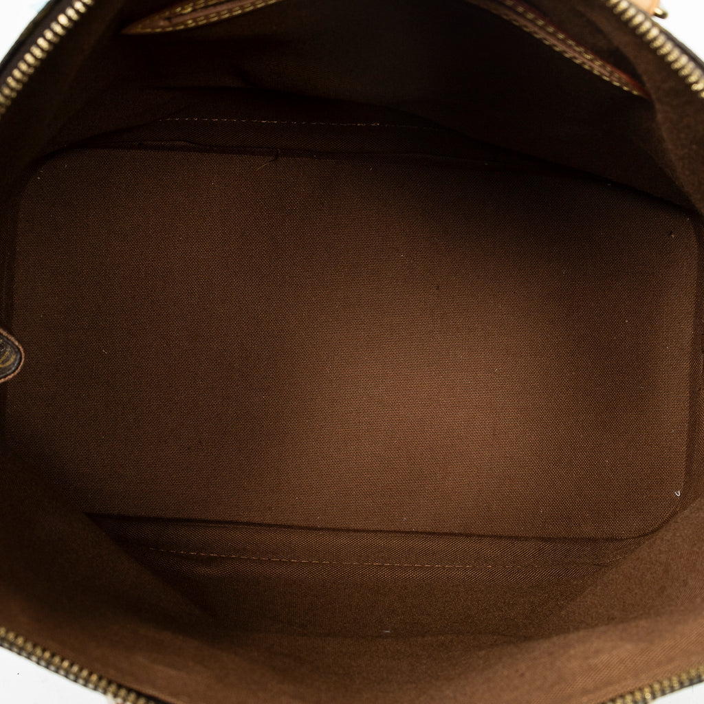 Handbag Alma PM Brown Monogram Canvas