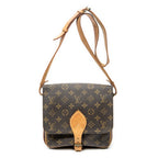 Shoulder Bag Cartouchiere MM Brown Monogram Canvas