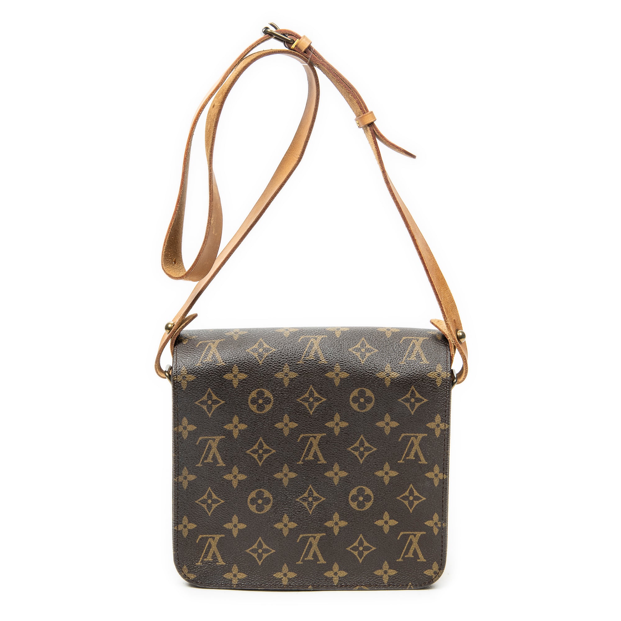 Shoulder Bag Cartouchiere MM Brown Monogram Canvas
