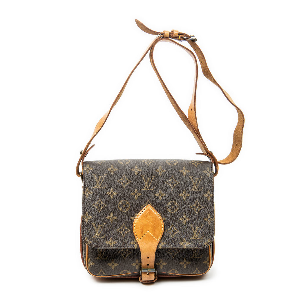 Shoulder Bag Cartouchiere MM Brown Monogram Canvas