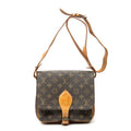 Shoulder Bag Cartouchiere MM Brown Monogram Canvas