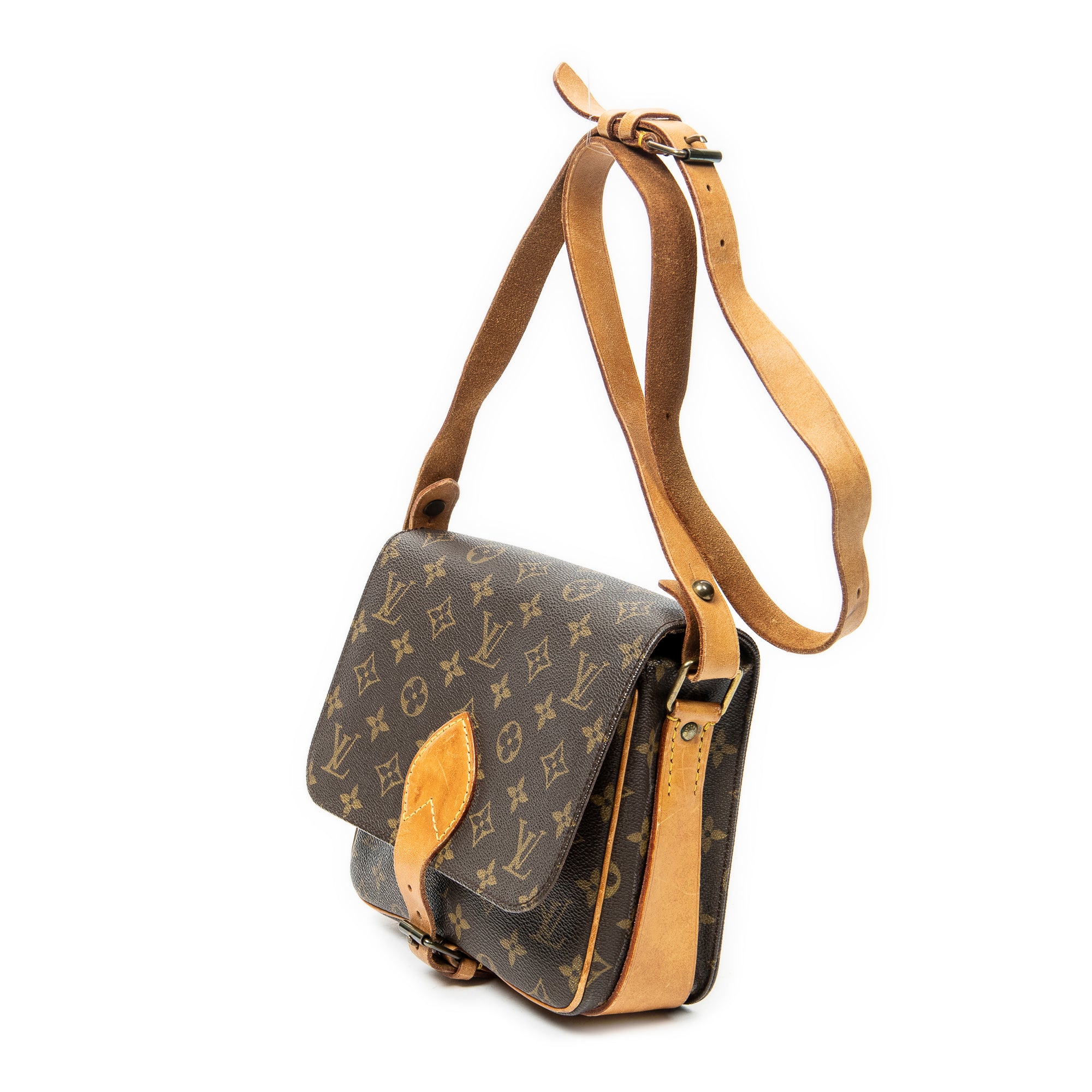 Shoulder Bag Cartouchiere MM Brown Monogram Canvas