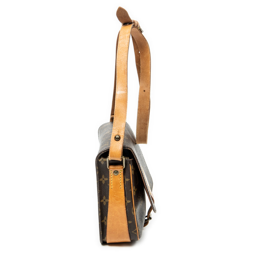 Shoulder Bag Cartouchiere MM Brown Monogram Canvas
