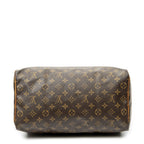 Handbag Speedy 35 Brown Monogram Canvas