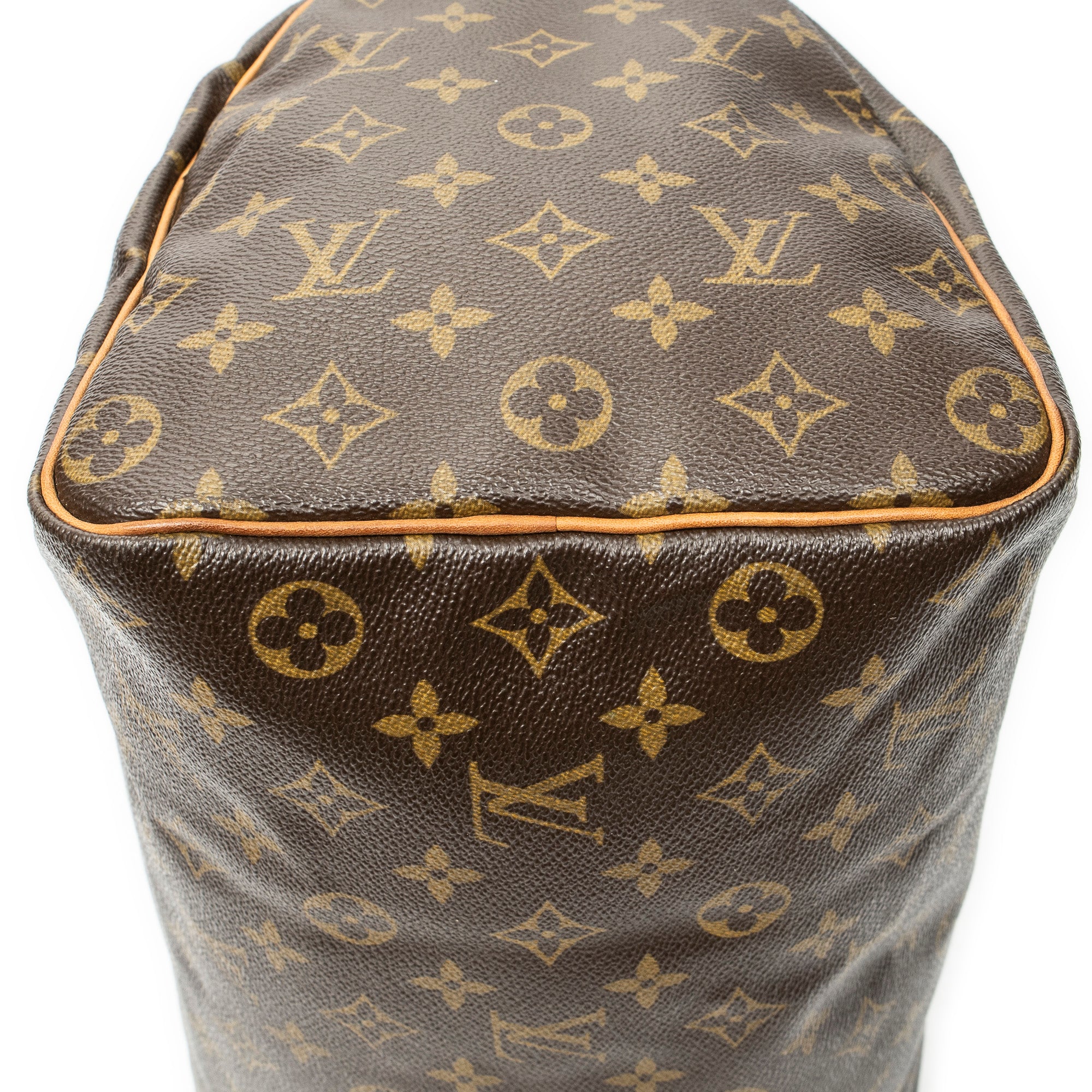Handbag Speedy 35 Brown Monogram Canvas