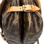 Shoulder Bag Saumur MM Brown Monogram Canvas