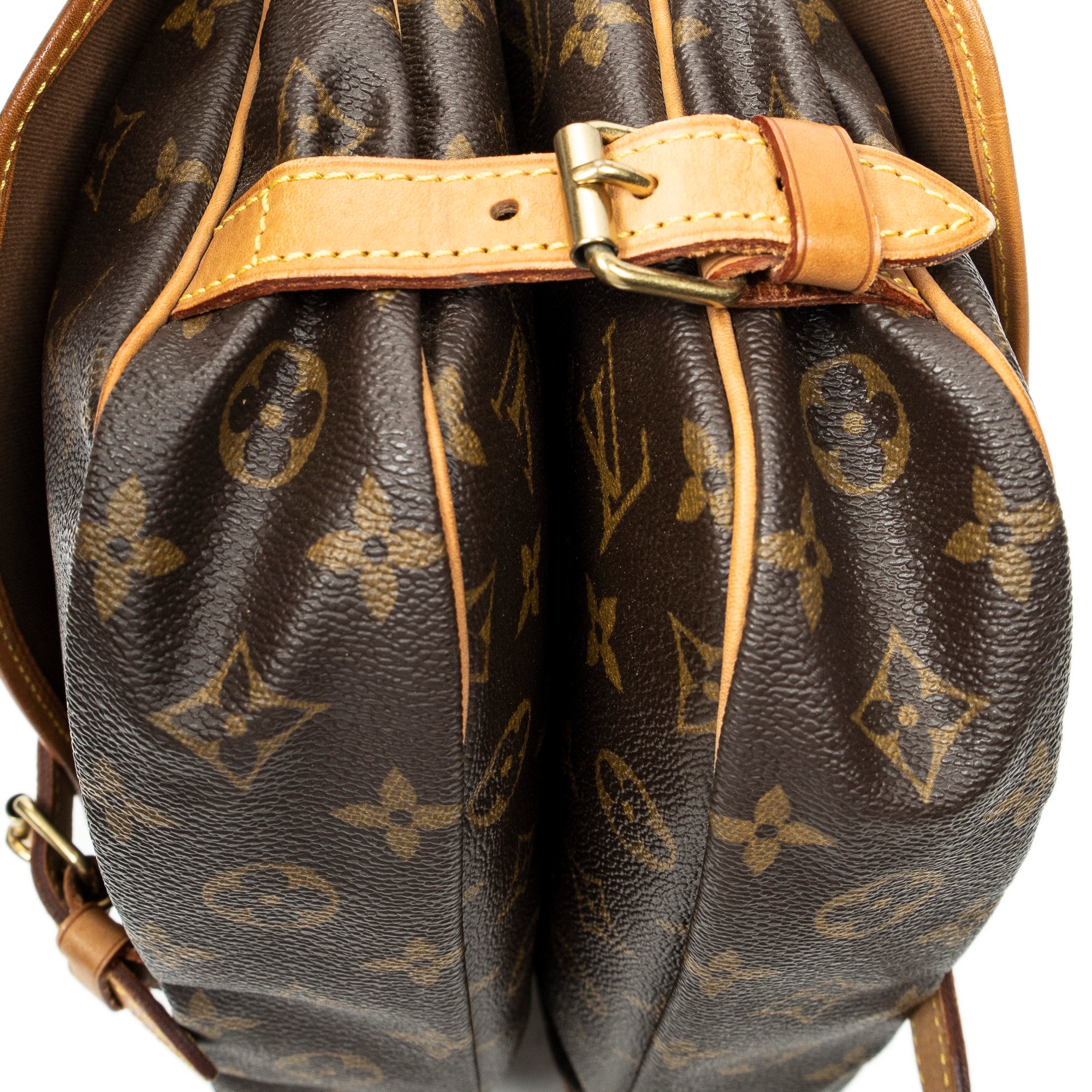 Shoulder Bag Saumur MM Brown Monogram Canvas