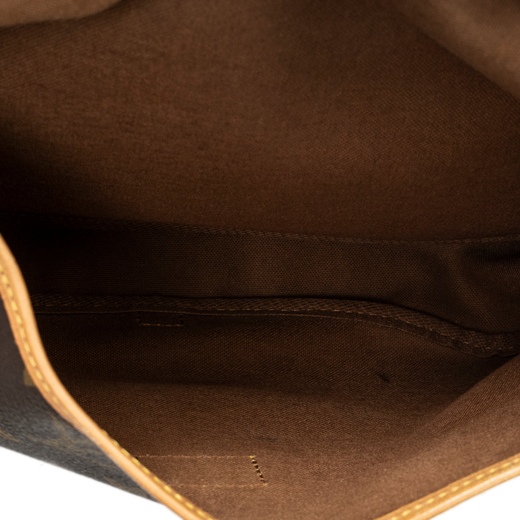 Shoulder Bag Saumur MM Brown Monogram Canvas